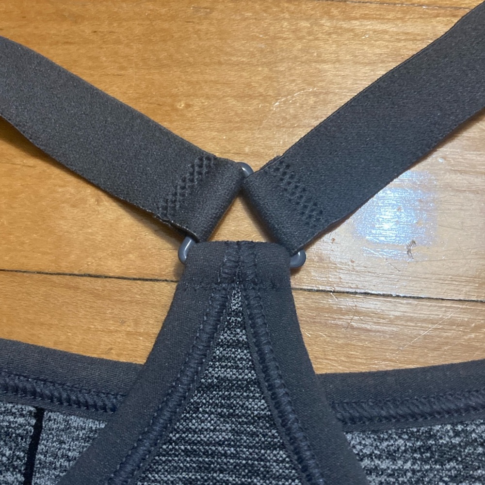 All in Motion Charcoal Sports Bra / Cami - Picture 4 of 7